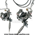 Mini tattoo gun tattoo machine necklace